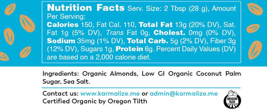 Organic Almond Butter - Freshly Made