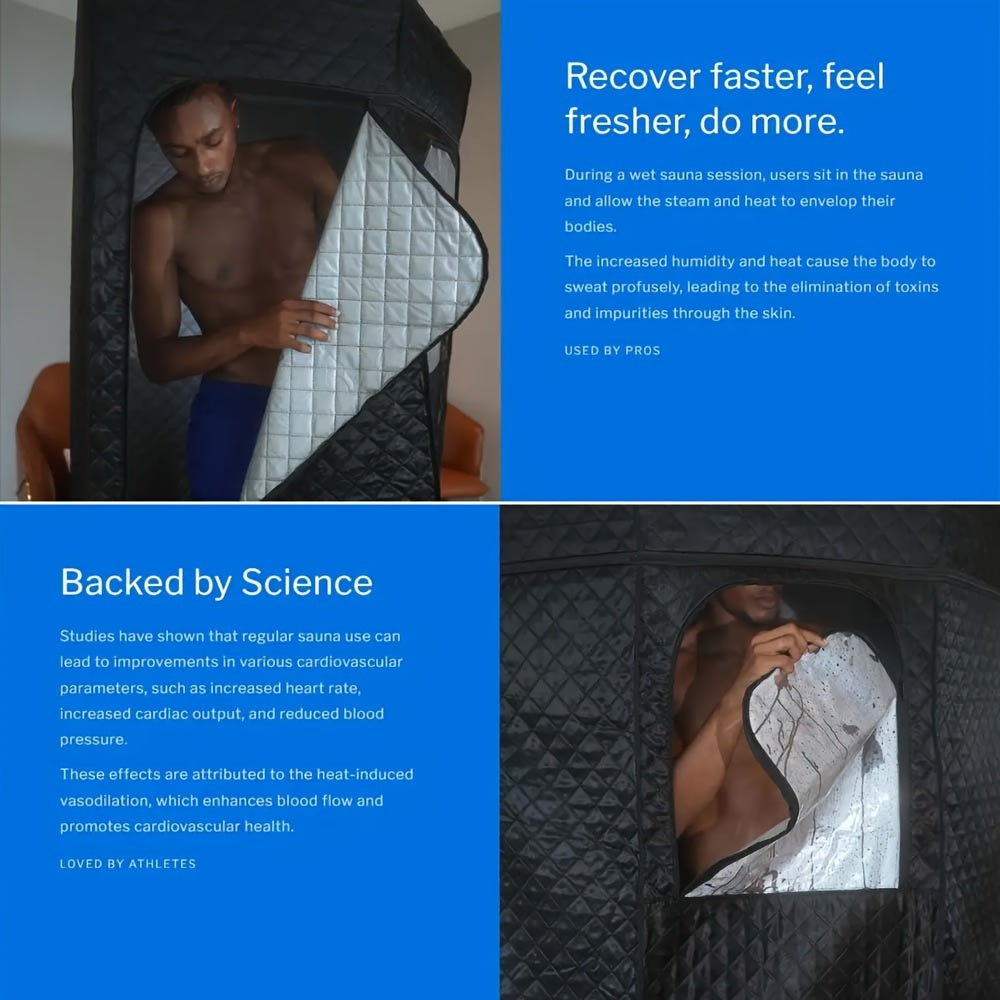 NNETM Pentagon Sauna Tent & Portable Ice Bath Tub