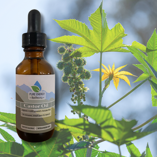 Castor Oil, Certified Organic, Cold Pressed, Hexane-Free